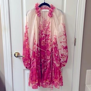 Zimmerman elegant flowers dress, Size 1 like Small fits till Medium,used once